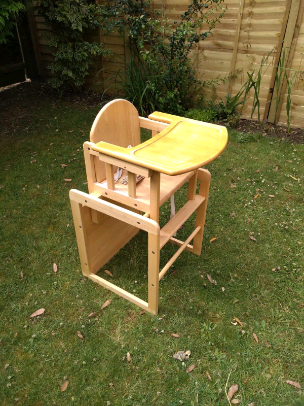 baby weavers wooden high chair